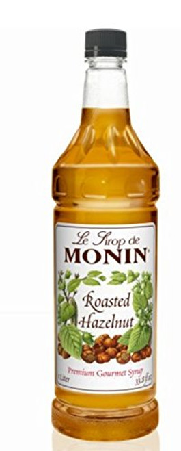 Monin Roasted Hazelnut Syrup  33 8 Ounce Plastic Bottle  1 liter