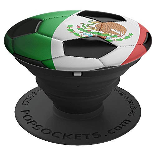 Mexico Flag Football Soccer Ball PopSockets Grip and Stand for Phones and Tablets Mexico Flag Football Soccer Ball PopSockets Grip and Stand for Phones and Tablets