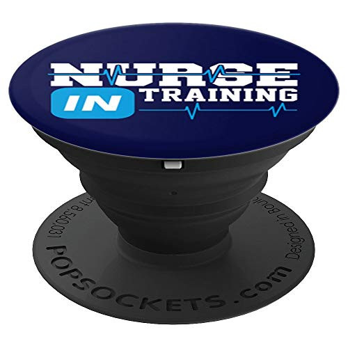 Nurse In Training Gifts Supplies For Nursing Students Funny PopSockets Grip and Stand for Phones and Tablets