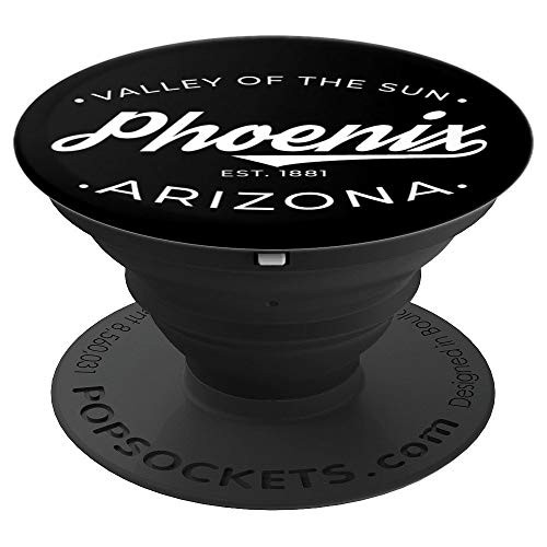 Phoenix Arizona Valley of the Sun Retro Design PopSockets Grip and Stand for Phones and Tablets