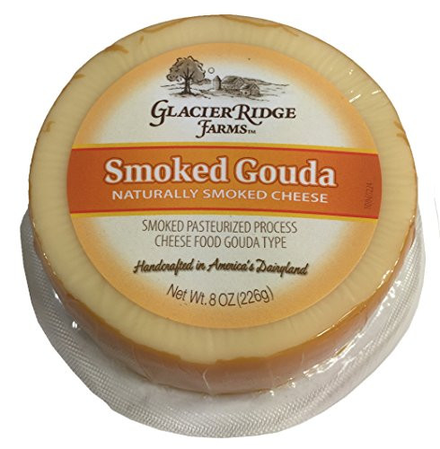 8oz Glacier Ridge Farms Smoked Gouda Cheese Pasteurized  One Unit