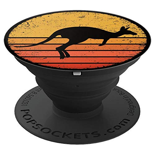 Australia Retro Kangaroo Gift Vintage Sunset Outback Aussie PopSockets Grip and Stand for Phones and Tablets Australia Retro Kangaroo Gift Vintage Sunset Outback Aussie PopSockets Grip and Stand for Phones and Tablets