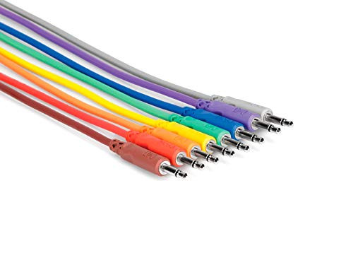 Hosa CMM-890 3.5 mm TS to 3.5 mm TS Unbalanced Patch Cables, 3 Feet