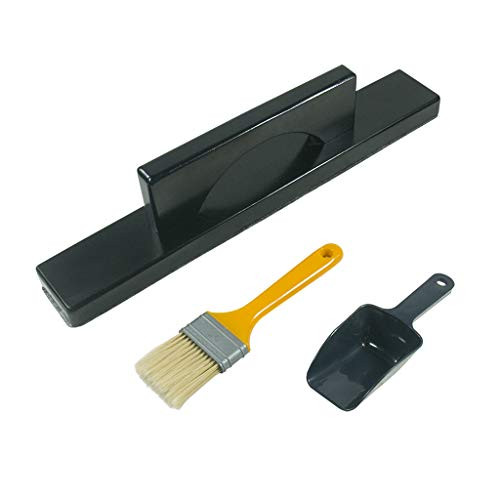 Arthur Shuffleboard Accessories Shuffleboard Brush Shuffleboard Brush with Bright Black Finish