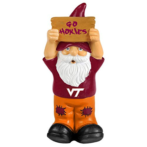 Elite Fan Shop Virginia Tech Hokies Garden Gnome   Maroon