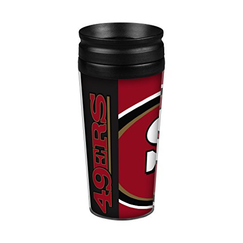 Boelter Brands NFL San Francisco 49ers Hype Full Wrap Travel Tumbler 14 Ounce Boelter Brands NFL San Francisco 49ers Hype Full Wrap Travel Tumbler 14 Ounce