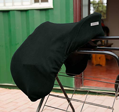 Harrison Howard Fleece Horse Saddle Cover for JP CC Horse Saddle Cover Black