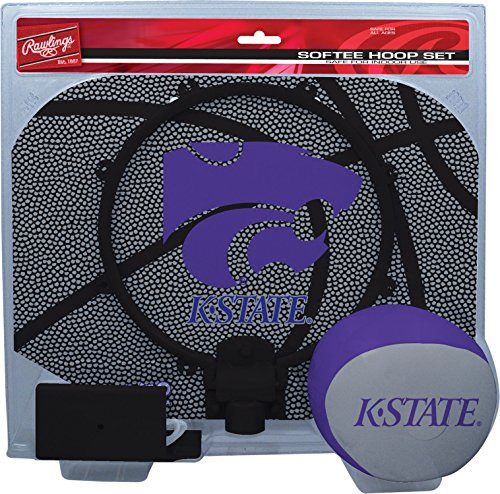 NCAA Kansas State Wildcats Kids Slam Dunk Hoop Set  Purple  Small