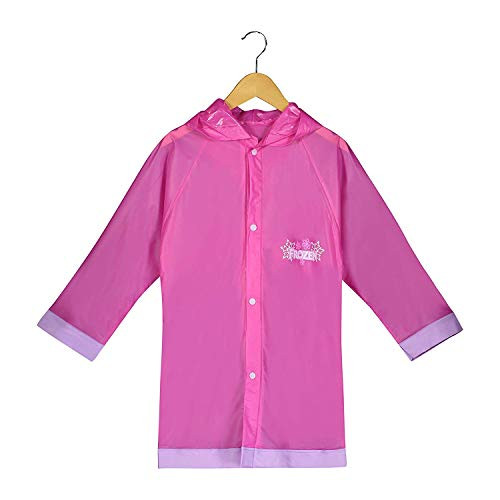Frozen Elsa and Anna Girls Rain Slicker  L   6 7