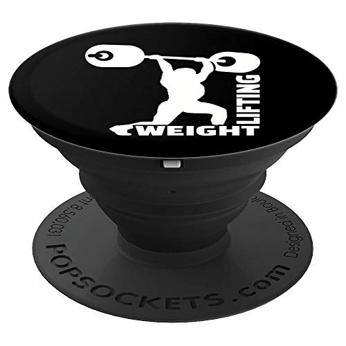 Weightlifting weightlifter PopSockets Grip and Stand for Phones and Tablets Weightlifting weightlifter PopSockets Grip and Stand for Phones and Tablets