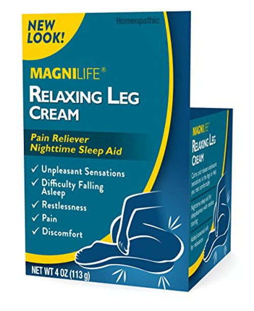 MagniLife Relaxing Legs Pain Calming Relief and Sleep Aid Topical Cream Treatments  Tingling  Restlessness  Jittery Sensations