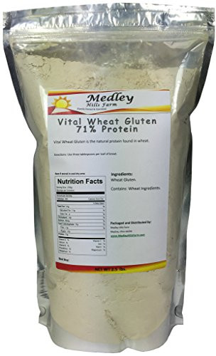 Medley Hills Farm Vital Wheat Gluten 71 Protein 2 5 lbs