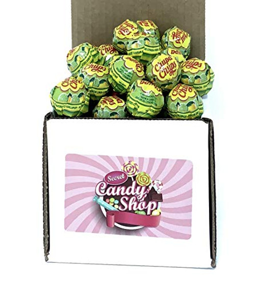 Chupa Chups Lollipops 40 Lollies in a Box Lime Lemon Chupa Chups Lollipops 40 Lollies in a Box Lime Lemon