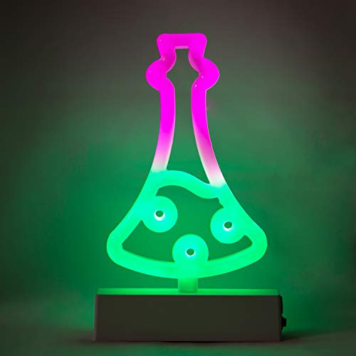 YR Halloween Decorations LED Neon Sign Light  Indoor Night Table Lamp with Battery or USB Powered for Party  Living Room  Family Room  Kids Room  Home Décor  Purple