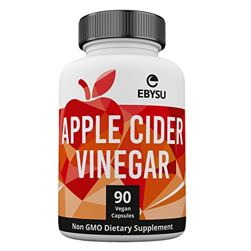 EBYSU Apple Cider Vinegar Capsules Extra Strength Appetite Suppressant Pills for Weight Loss Cleanse Detox Diet Supplement for Men and Women ACV EBYSU Apple Cider Vinegar Capsules Extra Strength Appetite Suppressant Pills for Weight Loss Cleanse Detox Diet Supplement for Men and Women ACV