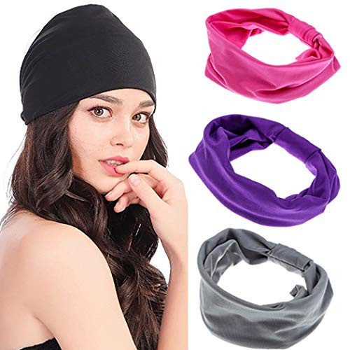 Barode Boho Women s Sports Yoga Headbands Turban Running Workout Twisted Elastic Sweatband Criss Cross Head Bands Wrap for Women and Girls Pack of 4 Barode Boho Women s Sports Yoga Headbands Turban Running Workout Twisted Elastic Sweatband Criss Cross Head Bands Wrap for Women and Girls Pack of 4