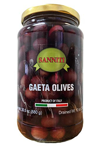 Sanniti Gaeta Olives  20 5 oz