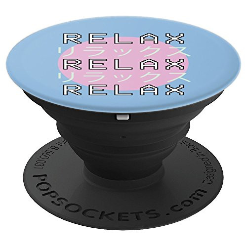 Aesthetic Vaporwave Retro 1980s Otaku PopSockets Grip and Stand for Phones and Tablets