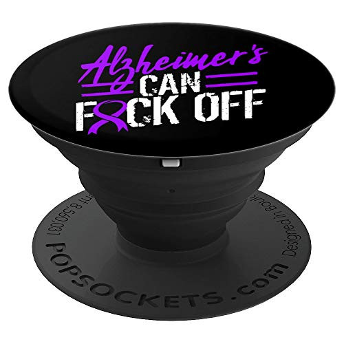 Alzheimers Awareness Purple Ribbon F Off Walk EndAlz Gift PopSockets Grip and Stand for Phones and Tablets Alzheimers Awareness Purple Ribbon F Off Walk EndAlz Gift PopSockets Grip and Stand for Phones and Tablets