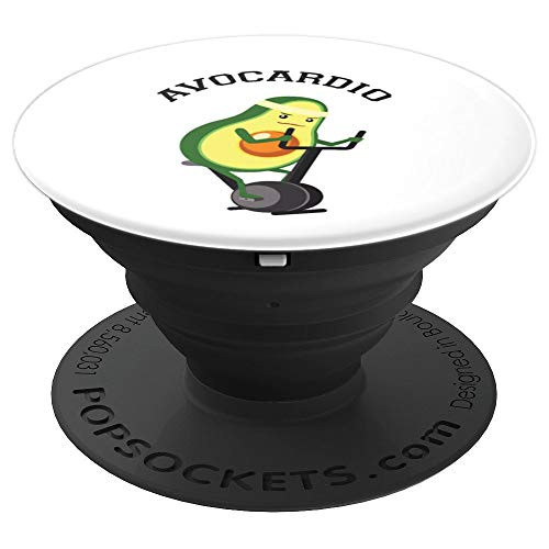 Avocardio Avocado Cardio Ellipitical Cross Trainer Workout PopSockets Grip and Stand for Phones and Tablets