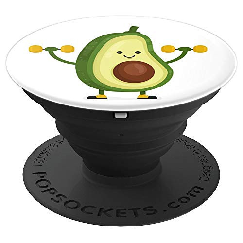 Avocado Pop Socket Funny Weightlifting Gym Fitness Vegan PopSockets Grip and Stand for Phones and Tablets Avocado Pop Socket Funny Weightlifting Gym Fitness Vegan PopSockets Grip and Stand for Phones and Tablets
