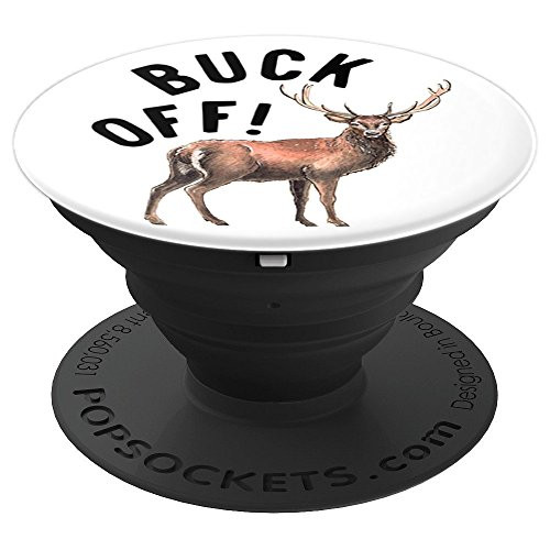 Buck Off Real Deer PopSockets Grip and Stand for Phones and Tablets