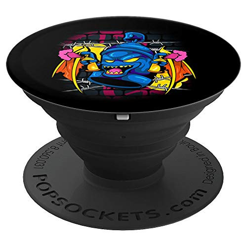 Graffiti Crazy Looking Spray Can Guy Loves Street Art Paint PopSockets Grip and Stand for Phones and Tablets
