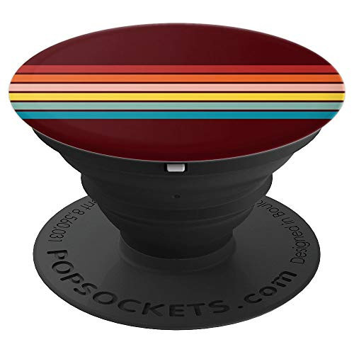 Abstract Colorful 70 s Retro Stripes Vintage Style Love PopSockets Grip and Stand for Phones and Tablets Abstract Colorful 70 s Retro Stripes Vintage Style Love PopSockets Grip and Stand for Phones and Tablets