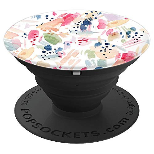 Cool Modern Abstract Paint Brushstroke Pattern PopSockets Grip and Stand for Phones and Tablets