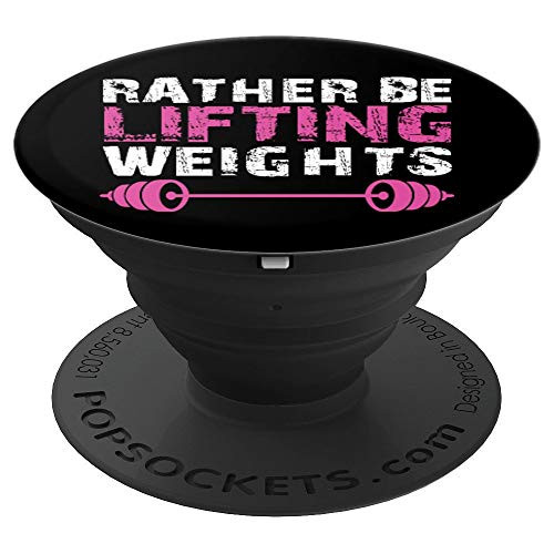 Rather Be Lifting Weights Barbell Gym Fitness Quote PopSockets Grip and Stand for Phones and Tablets Rather Be Lifting Weights Barbell Gym Fitness Quote PopSockets Grip and Stand for Phones and Tablets