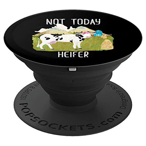Not Today Heifer Funny Cow Farm PopSockets Grip and Stand for Phones and Tablets