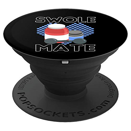 Swole Mates Funny Quote Gym Workout Gear Valentine s Day PopSockets Grip and Stand for Phones and Tablets Swole Mates Funny Quote Gym Workout Gear Valentine s Day PopSockets Grip and Stand for Phones and Tablets