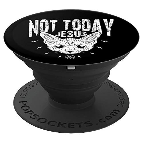 Not Today Jesus Cat PopSockets Grip and Stand for Phones and Tablets