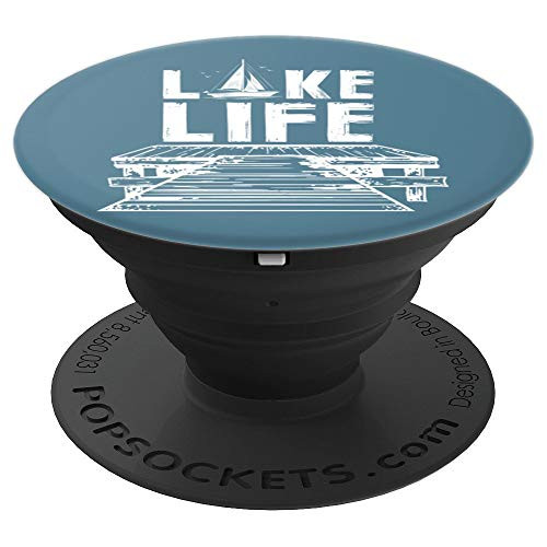 Lake Life on the Dock PopSockets Grip and Stand for Phones and Tablets