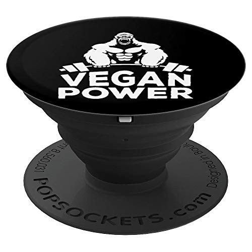 Fun Gym Gorilla Vegan Power Workout Fitness Vegan Lifestyle PopSockets Grip and Stand for Phones and Tablets Fun Gym Gorilla Vegan Power Workout Fitness Vegan Lifestyle PopSockets Grip and Stand for Phones and Tablets
