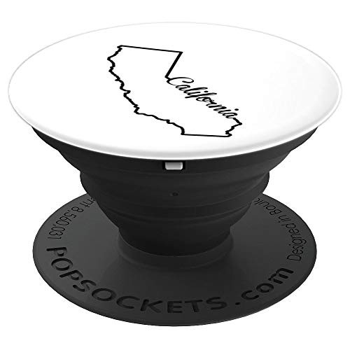California Souvenir Gift Local Transplant Californian Home PopSockets Grip and Stand for Phones and Tablets