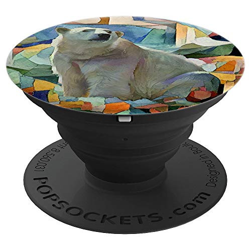 Artistic Grip Polar Bear On Colorful Paint Design PopSockets Grip and Stand for Phones and Tablets Artistic Grip Polar Bear On Colorful Paint Design PopSockets Grip and Stand for Phones and Tablets