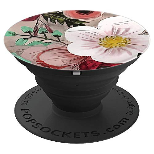 Floral Chic Grip  Watercolor Daisy Paint Flower Design PopSockets Grip and Stand for Phones and Tablets
