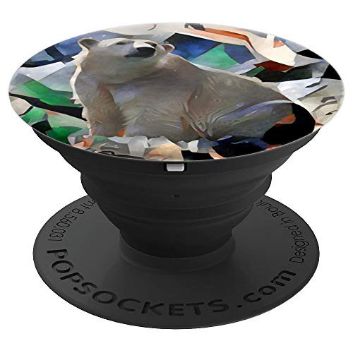 Grip Polar Bear Artistic Colorful Cubist Paint Design PopSockets Grip and Stand for Phones and Tablets Grip Polar Bear Artistic Colorful Cubist Paint Design PopSockets Grip and Stand for Phones and Tablets