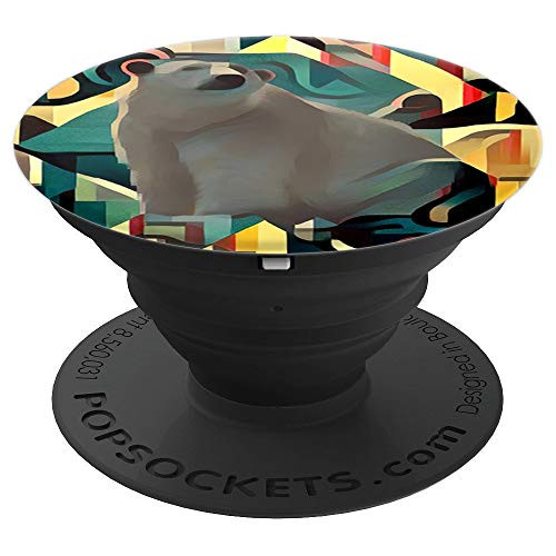 Polar Bear Grip Cubist Style Artistic Paint Design PopSockets Grip and Stand for Phones and Tablets Polar Bear Grip Cubist Style Artistic Paint Design PopSockets Grip and Stand for Phones and Tablets