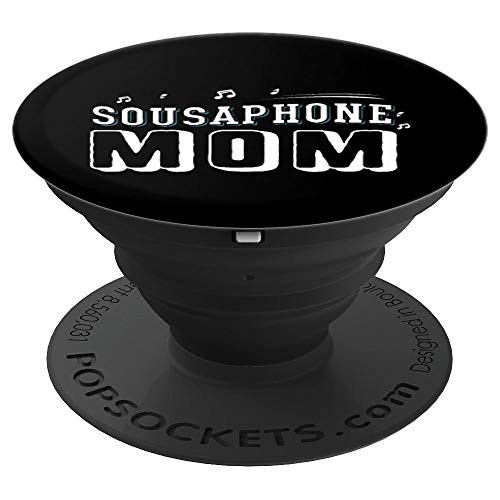 Funny Marching Band Gift Sousaphone Mom Brass Instrument PopSockets Grip and Stand for Phones and Tablets