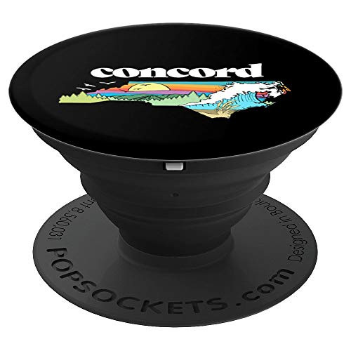 Concord North Carolina Outdoors Retro Nature PopSockets Grip and Stand for Phones and Tablets