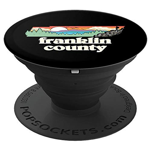 Franklin County Tennessee Outdoors Retro Nature Graphic PopSockets Grip and Stand for Phones and Tablets