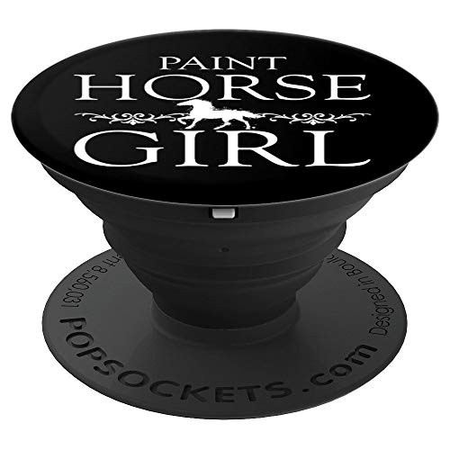 Paint Horse Girl Horse Lover Gifts Girls Women PopSockets Grip and Stand for Phones and Tablets