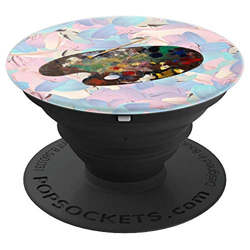 Artist Art Teacher  Paint Palette gift for painters PopSockets Grip and Stand for Phones and Tablets