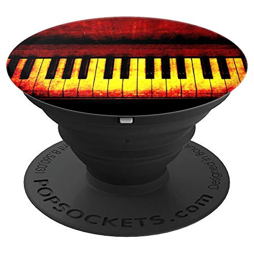 Vintage Piano Keys Piano Player Musician Gift PopSockets Grip and Stand for Phones and Tablets