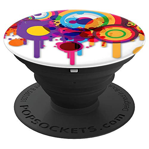 Paint Splatter Lollipop Abstract Art PopSockets Grip and Stand for Phones and Tablets Paint Splatter Lollipop Abstract Art PopSockets Grip and Stand for Phones and Tablets