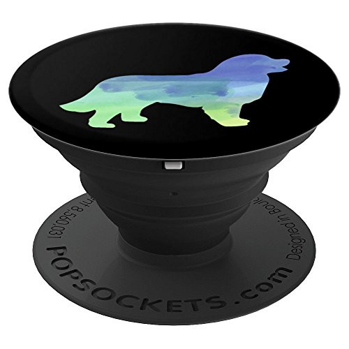 Watercolor Kids Paint Bernese Mountain Dog PopSockets Grip and Stand for Phones and Tablets