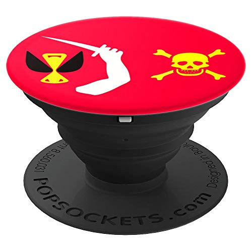 Jolly Roger Christopher Moody Pirate Flag PopSockets Grip and Stand for Phones and Tablets