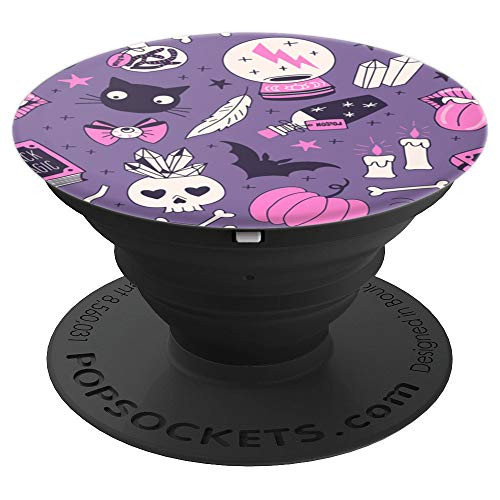 Vintage Witchy Magical Spiritual Crystals Halloween Purple PopSockets Grip and Stand for Phones and Tablets Vintage Witchy Magical Spiritual Crystals Halloween Purple PopSockets Grip and Stand for Phones and Tablets